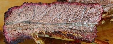 Smoked beef short rib platter